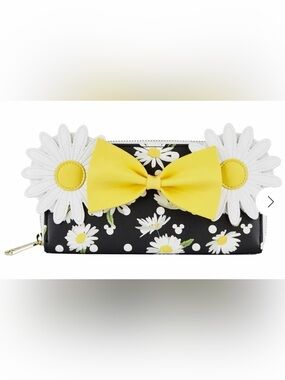 LOUNGEFLY DISNEY Minnie Mouse Daisy Zip Around Large Women’s Wallet BRAND NEW
